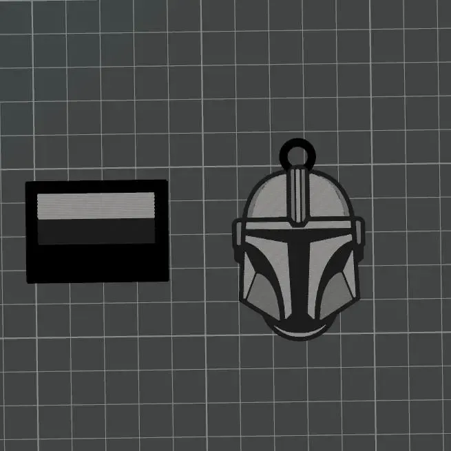 The mandalorian keychain
