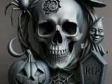 Halloween Gothic Tabl-0