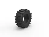 Offroad tire 12 Scale 1:25-1