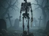 skeleton, esqueleto, estatua, statue-0