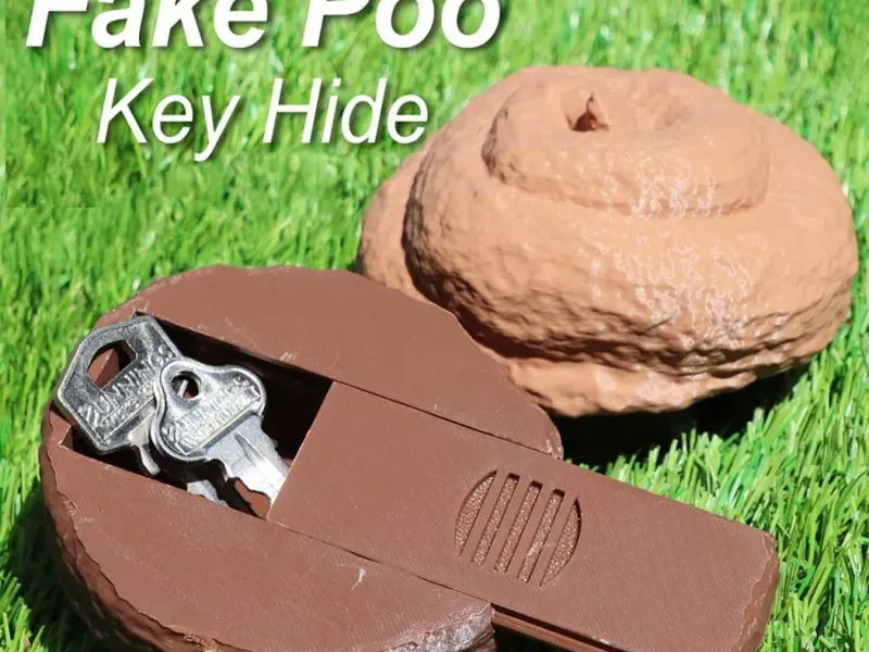 Fake Poo Key Hide - Secret Stash Box