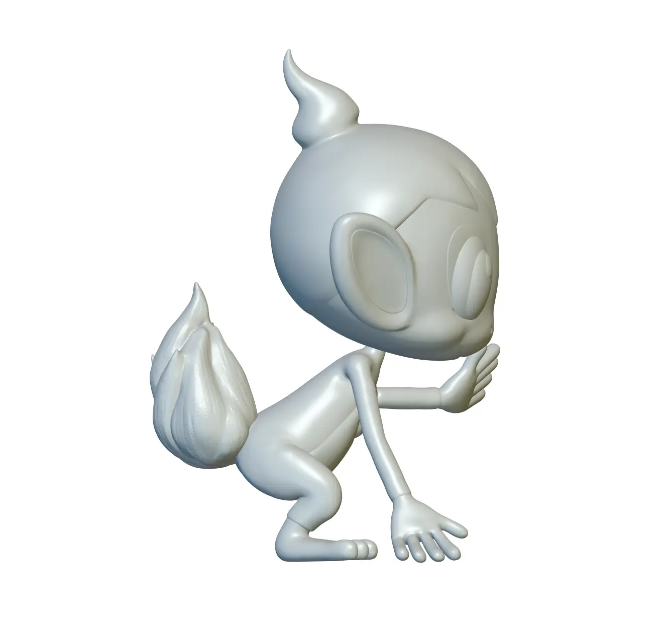 Pokemon Chimchar #390 - Ready For 3D Printing! | 3D Models Download ...