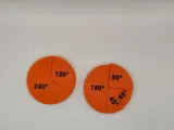 Fraction & angle math circles set-1