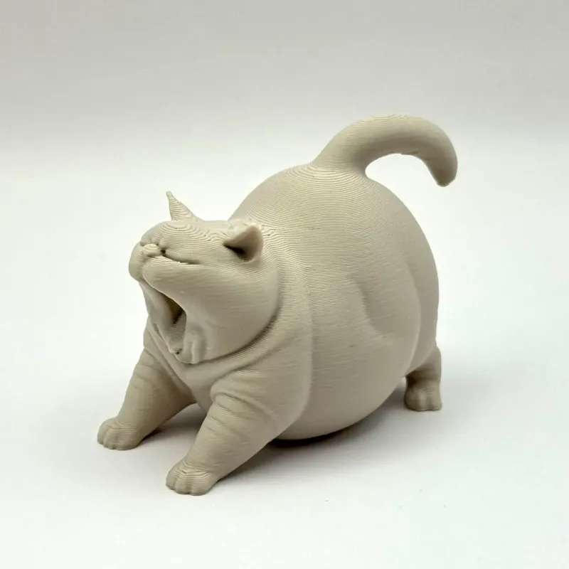 Home page module: Yawning Chonk Cat