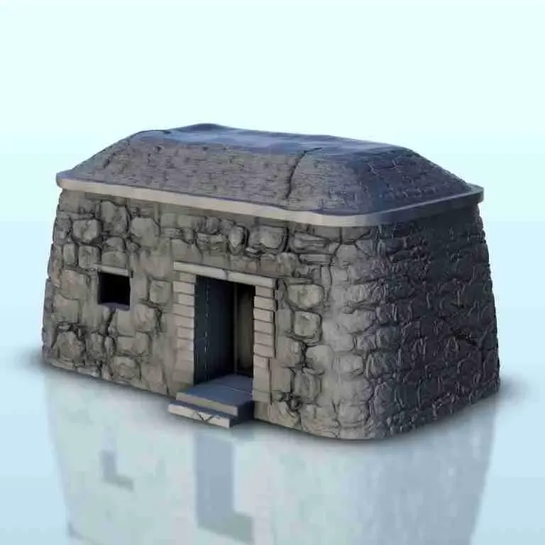 Winziges traditionelles Steinhaus 29 - Miniaturen Warhammer Terr