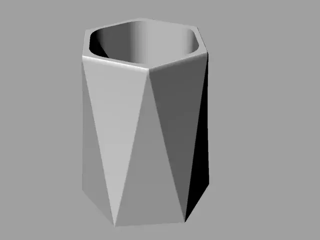 Geometric Pen Holder, Brush Holder