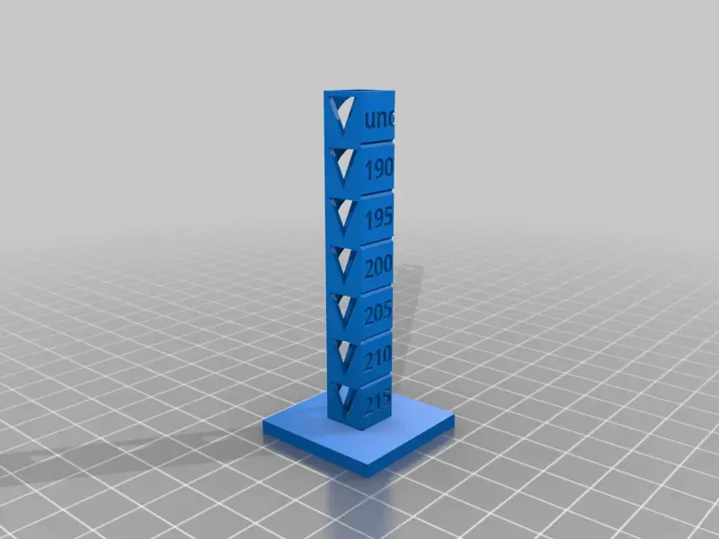 My Customized Temp Calibration Tower