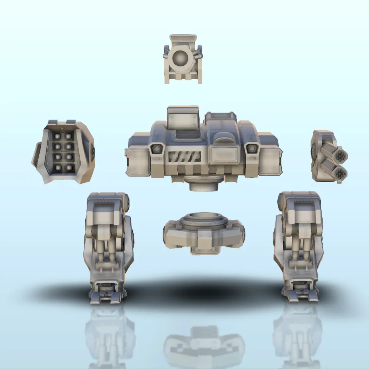 Uren robot de combate (25) - ciencia ficción futuro 40k b