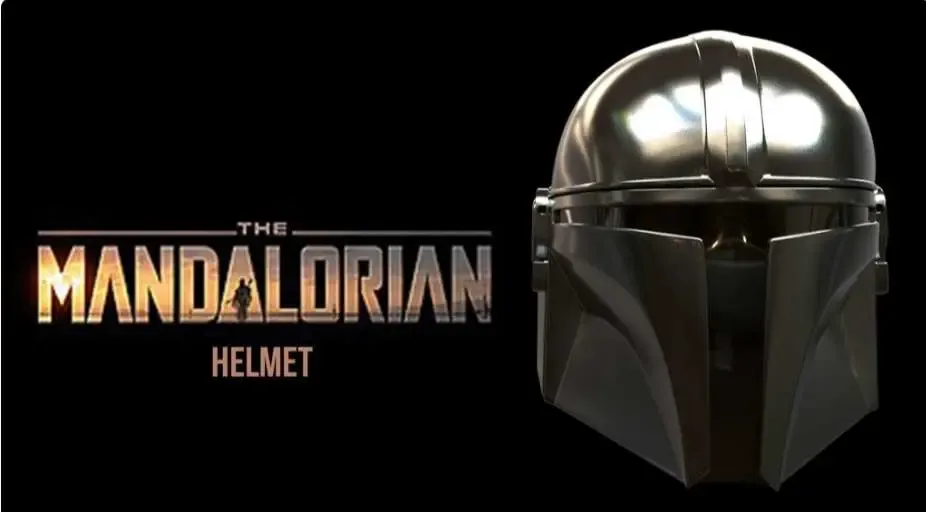 The Mandalorian helmet