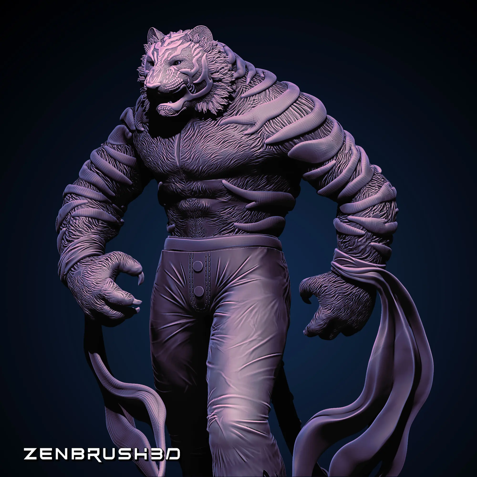 BLOODY ROAR - SHENLOG 3D PRINTING - STL