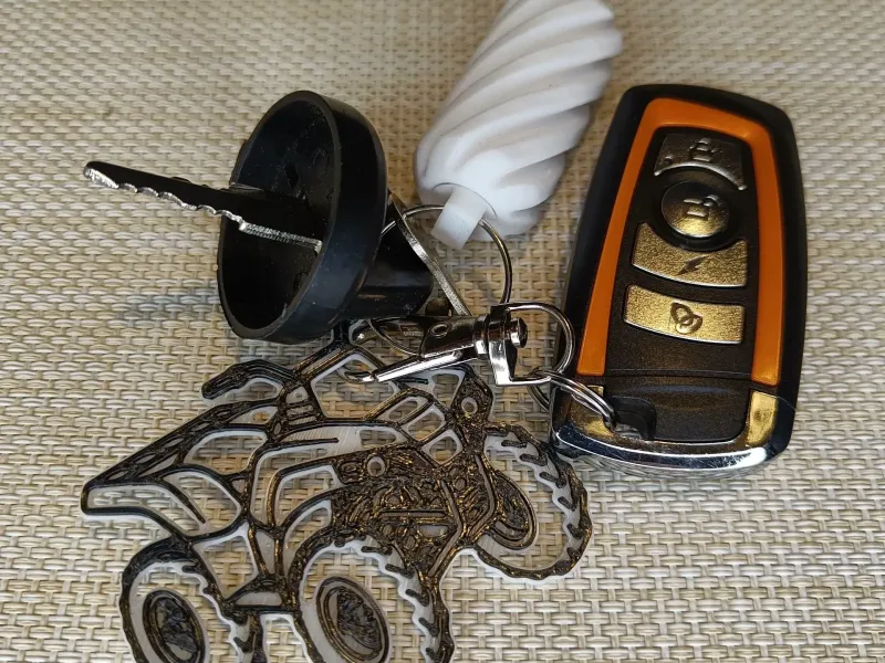 quad atv keychain