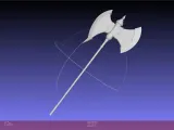 Frieren Stark Axe Printable Model-0