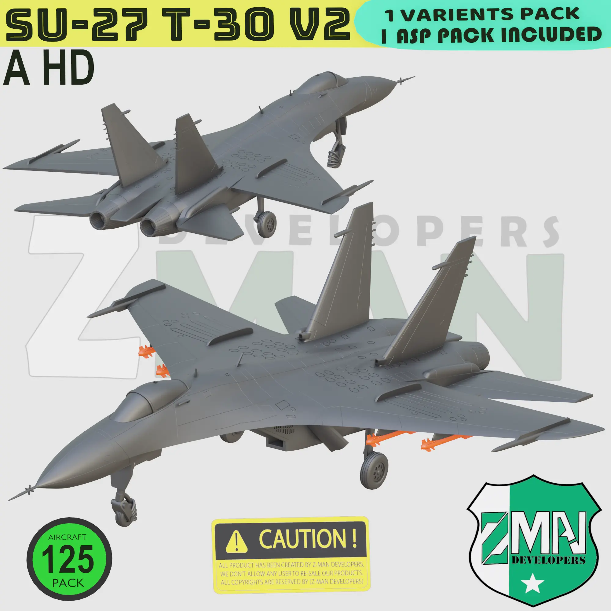 SU-27 T10-3 FLANKER ( ASP STYLE-B)