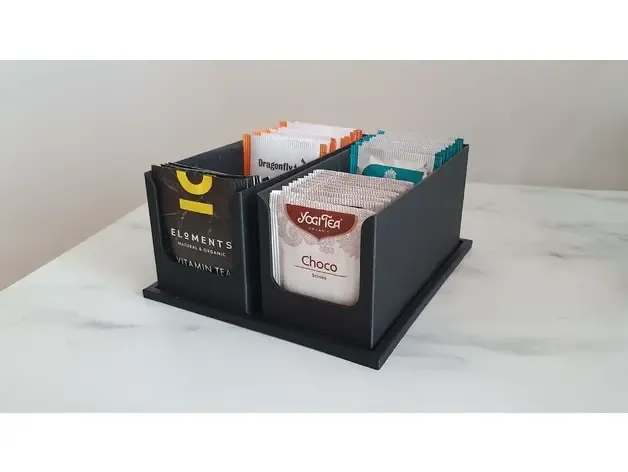 Tea Bag Holder with Tray