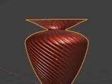 unique modern flower vase model stl file-1