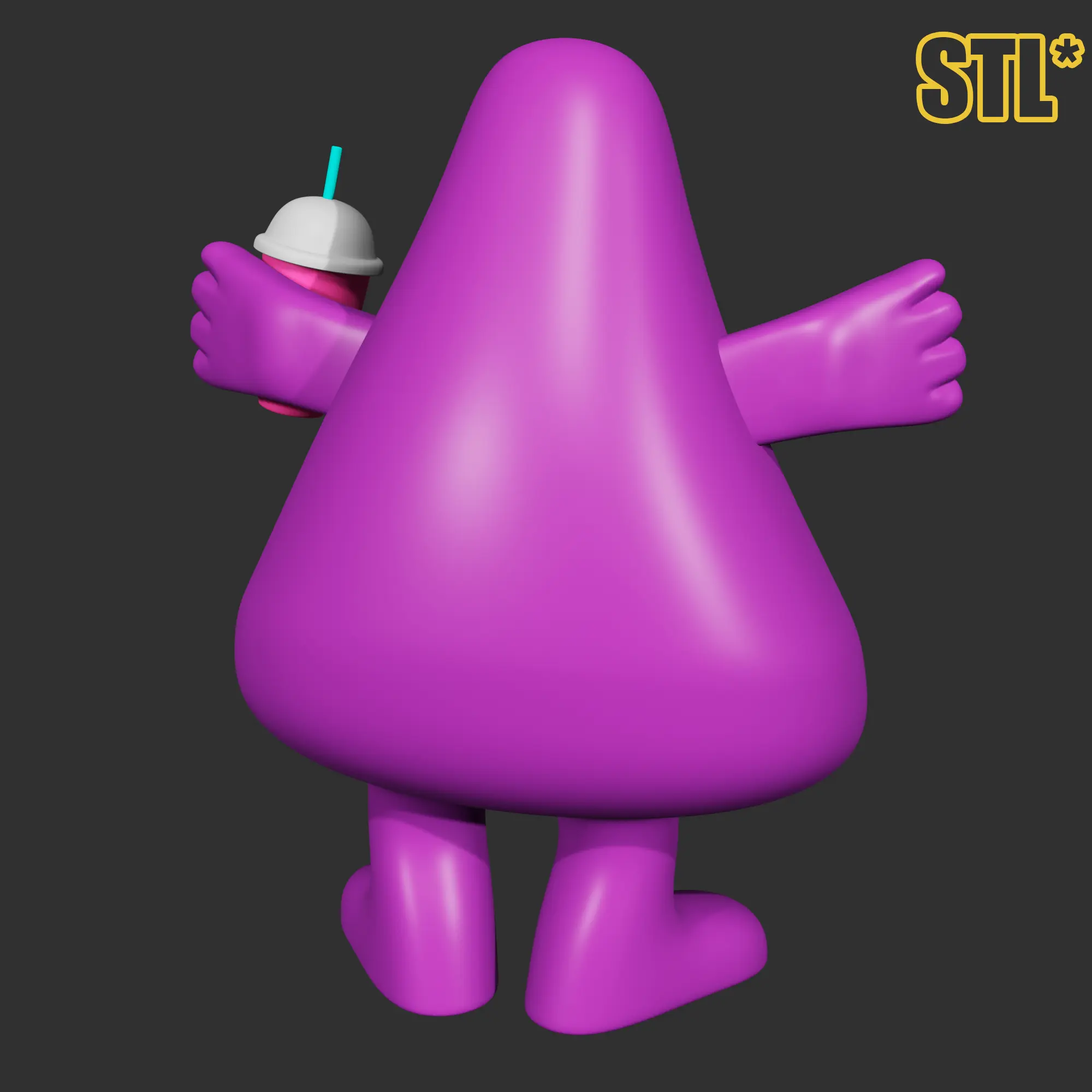 THE GRIMACE SHAKE | 3D FAN ART