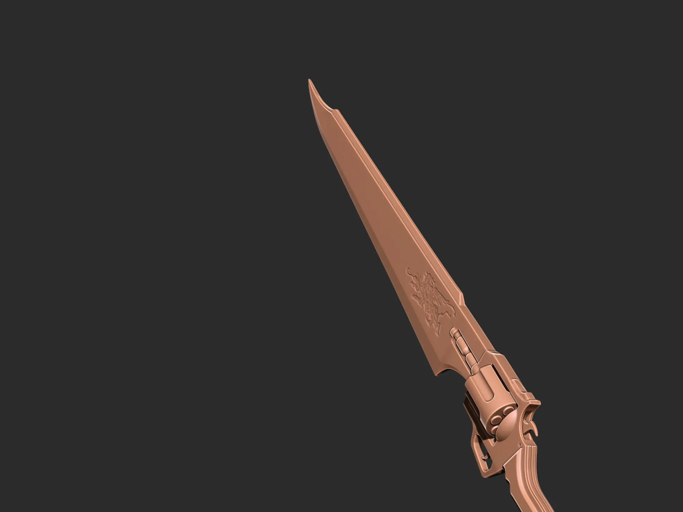 Final Fantasy 8 - Modèle d'impression 3D Gunblade