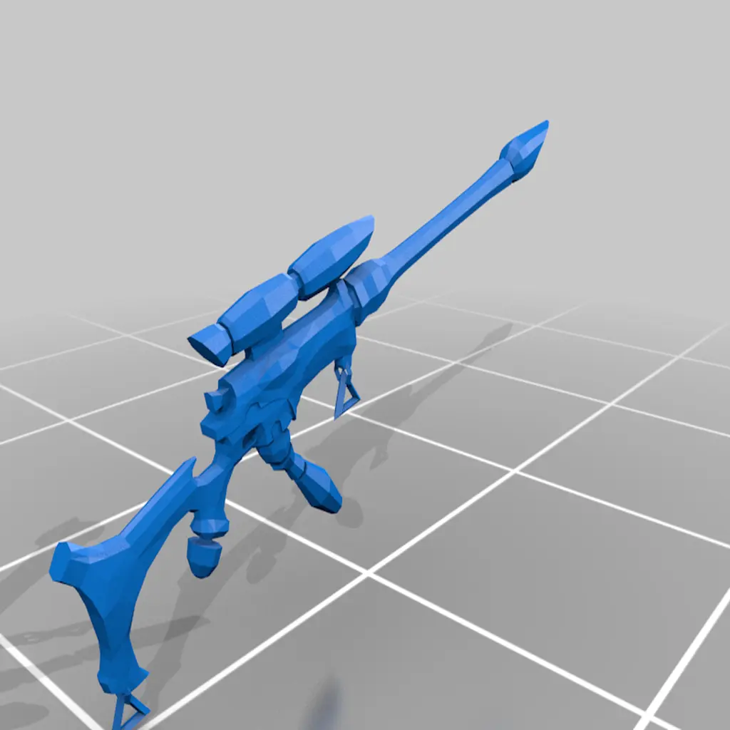 Eldar Ranger Rifle Free Characters & Creatures STL Download - ranger - eldar - t-modelby ...