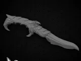 Elderflame Knife - Valorant Cosplay Prop-4