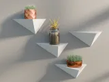 Geometric Triangle Floating Shelf-1