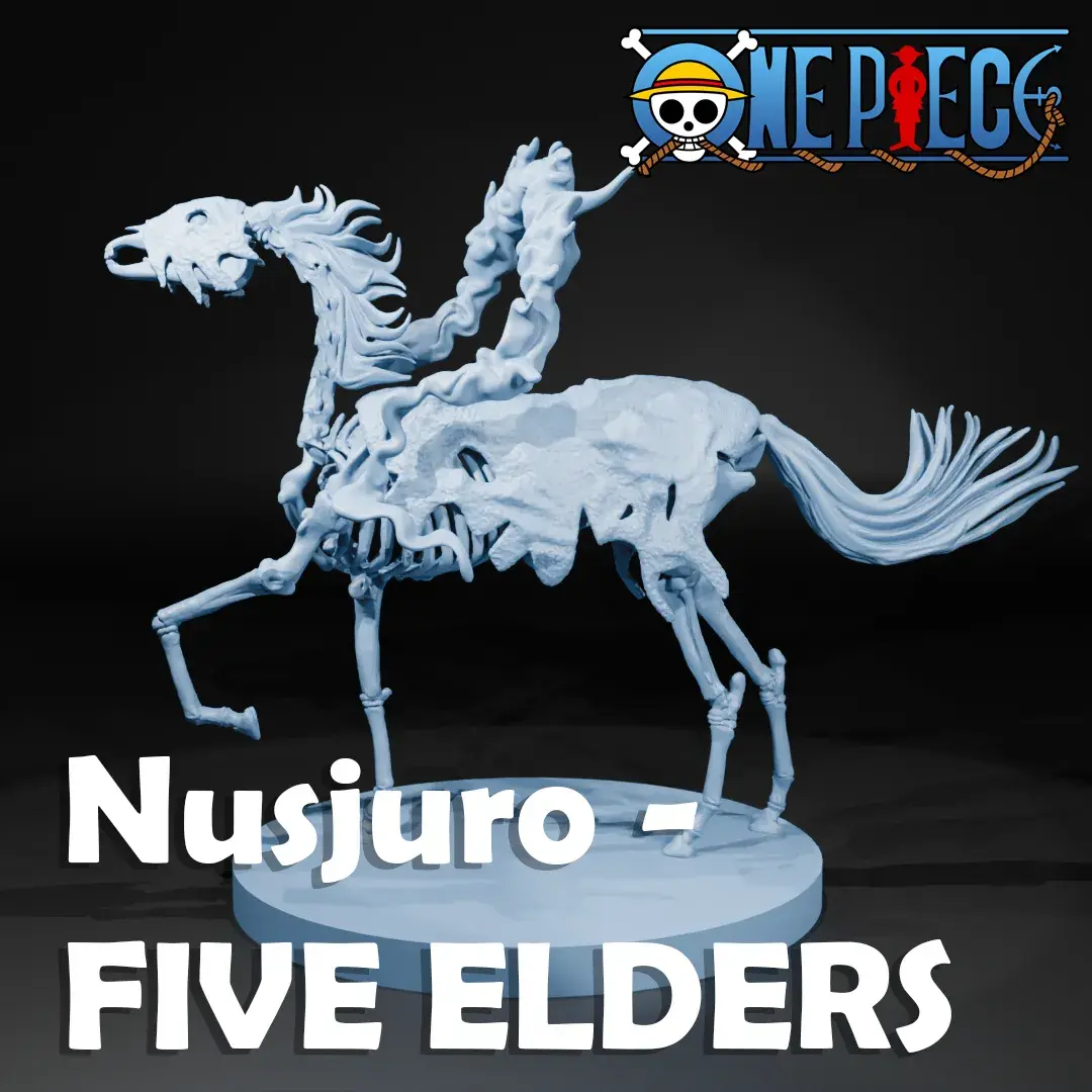 NUSJURO - FIVE ELDERS - ONE PIECE - PART 2 | 3D models download ...