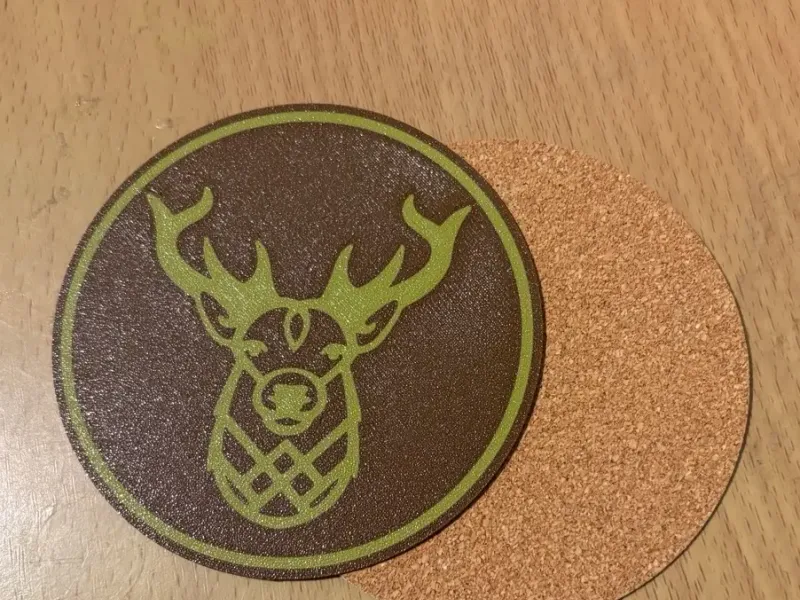 Celtic Stag Coaster