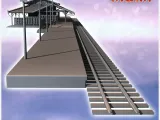 Asian passenger station with large tile building and wooden-2