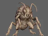 Chitinous Stalker Alien Insectoid Scout Support-Free Solid M-3
