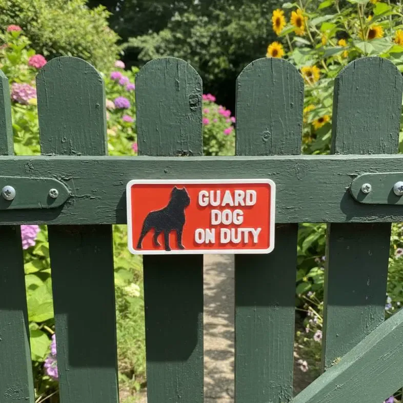 Guard dog on duty..