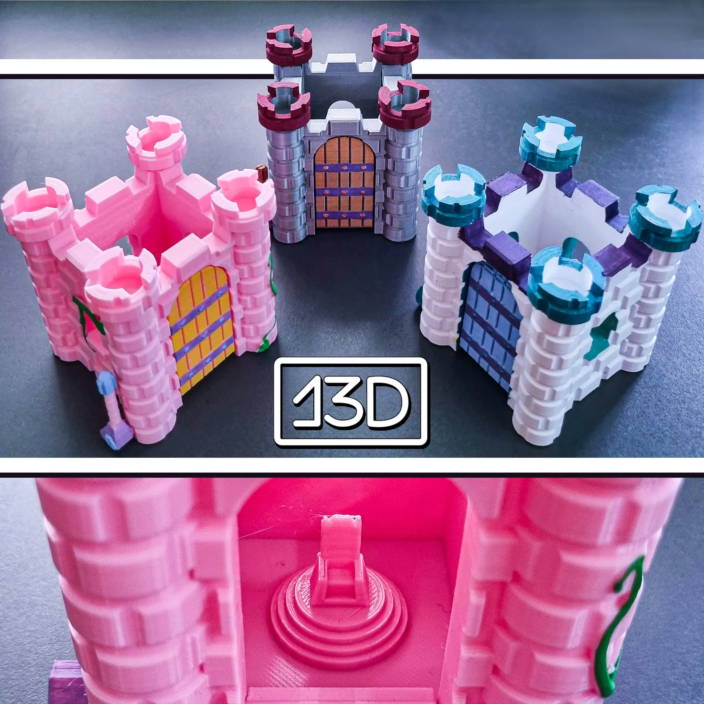 Toy Castle and Phone Holder