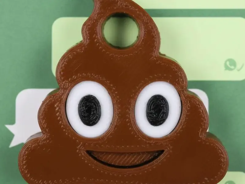 Llavero emoticon Poo