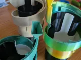 Helix Coin Sorter with cupholder adapters-8