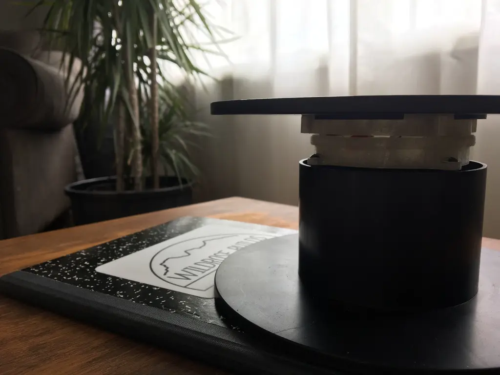 Filament Spool Spray Paint Turntable!