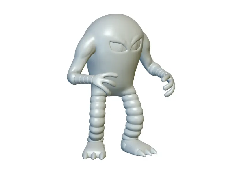 Pokemon Hitmonlee #106 - Pronto per la stampa 3D!