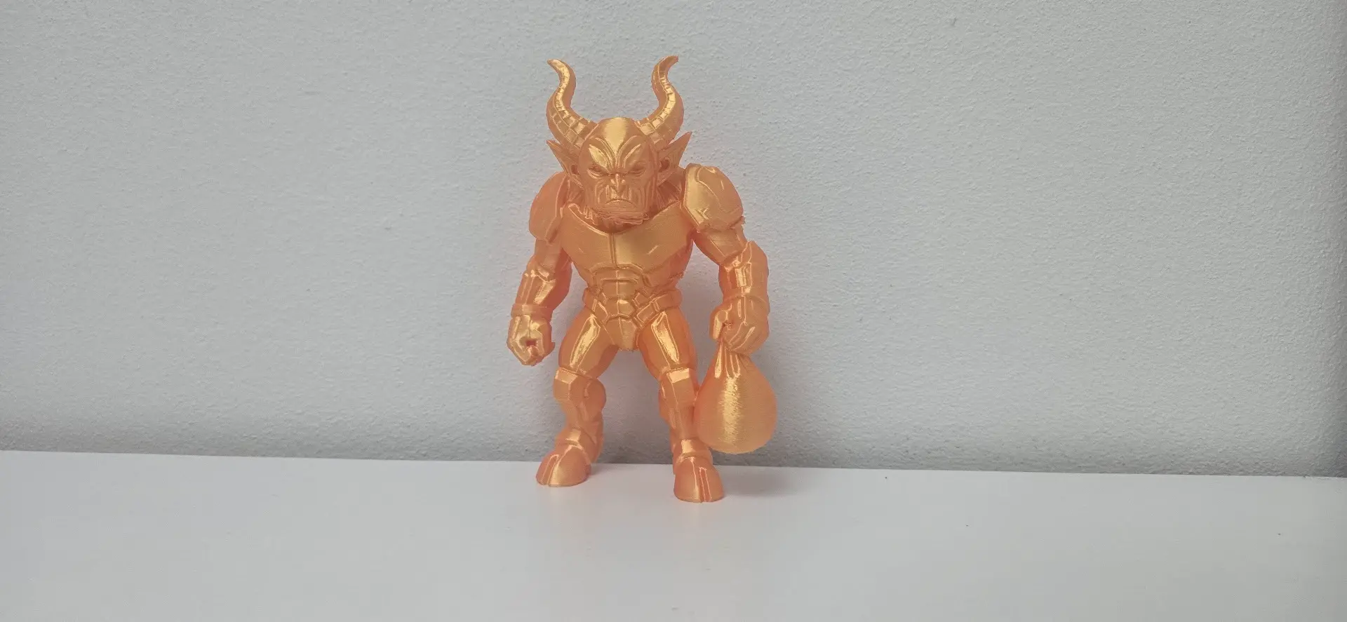 Mecha Demon with Gift Sack Christmas Figure