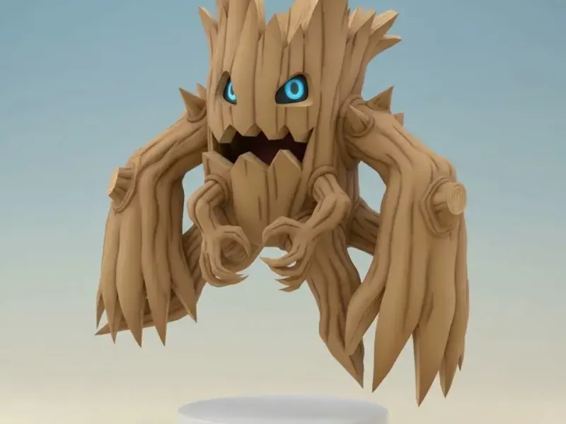 Woodmon Digimon Creature Model