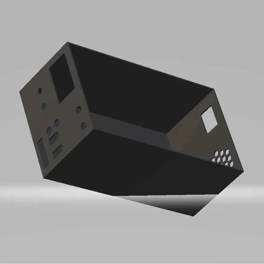 3D Printer Files | 3MF File | корпус саморобного лабораторного блока с вольт ампер метром