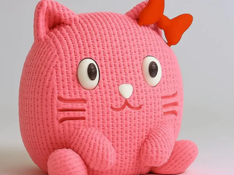 Knitted Kitty Cat - NO AMS - Cute Animals