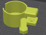 Cup Holder with Screw on Clamp-1