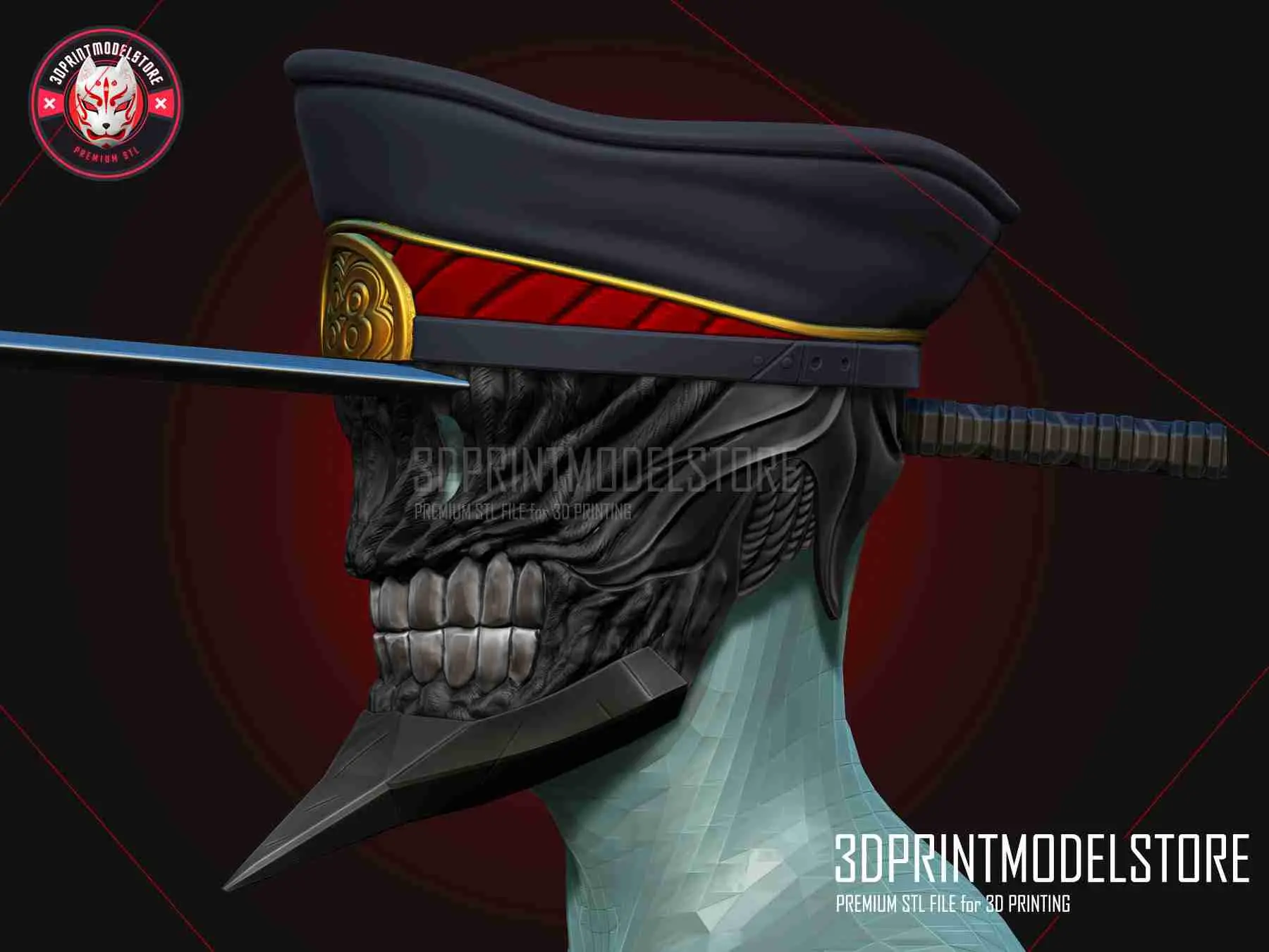 Chainsaw Man Katana Man Helmet Cosplay Halloween Costume