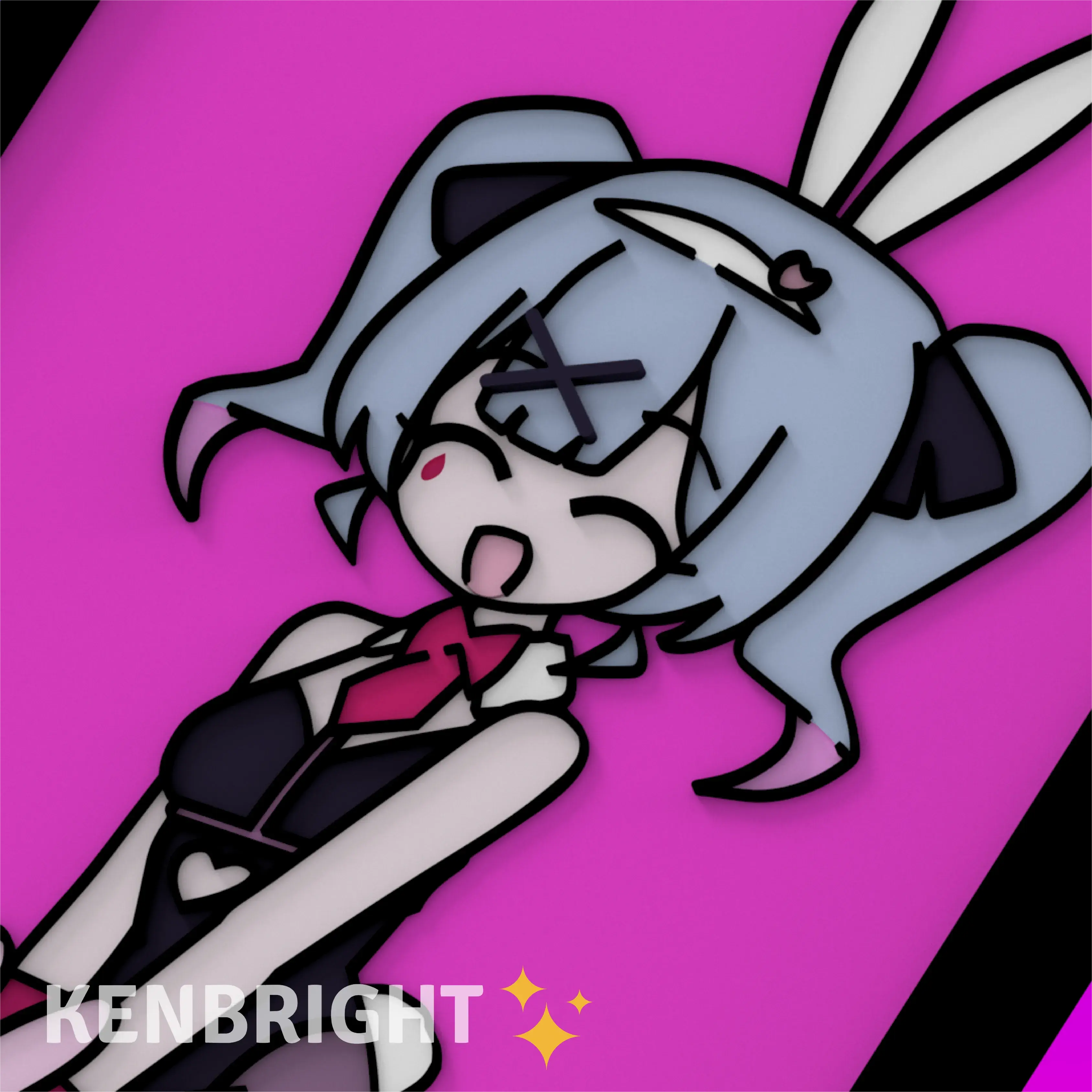 HATSUNE MIKU - RABBIT HOLE KEYCHAINS V1 / V2