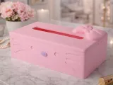 Hello Kitty Tissue Box - Cute Pink Tissue Holder-0