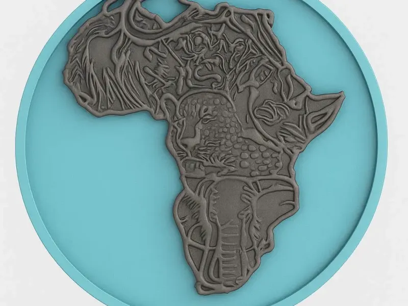 Big five Key Ring