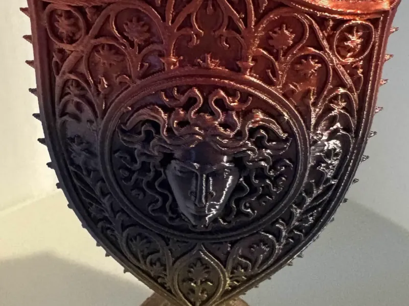 Shield of Athene gothic styled