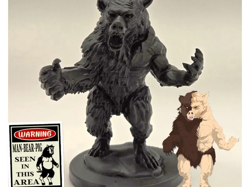Miniatura de RPG ManBearPig de South Park