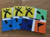Geocaching Name Card (6 Colors) – Editable Username-2
