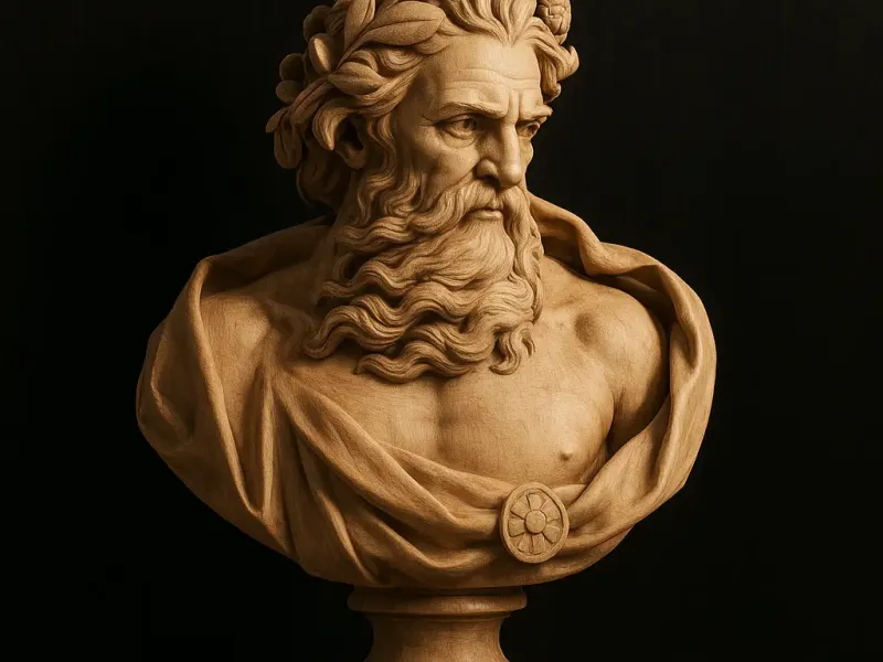 Neptune bust