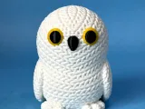 Knitted Snow Owl-1