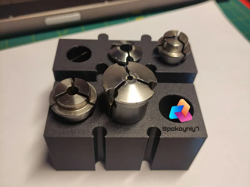Organizador para conjunto de pinças de torno CNC DMG