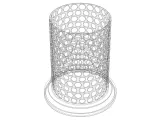 Plastic Organizer Round Holder 7 cm-4